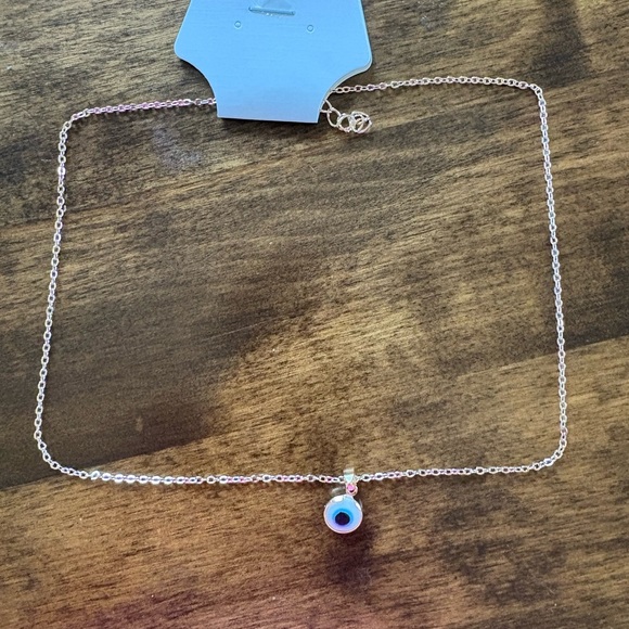 Turkish Blue Evil Eye Chain Necklace - Picture 3 of 5